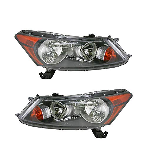 South Mud Bay Front Headlights Headlamps Lights Lamps Pair Set Compatible with EX-L EX 12 HFP LX-P LX SE LHT03495