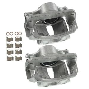 south mud bay front left & right brake calipers w/bracket compatible with ce passenger le xle v6 3.0l 4773008020_4772108011_477220