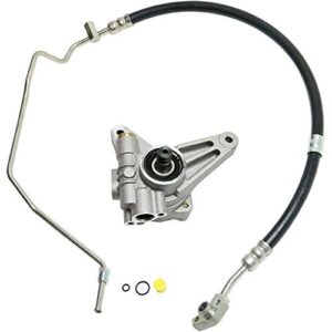 south mud bay power steering pump kit compatible with ex-l ex lx with hose 2pc 14235310