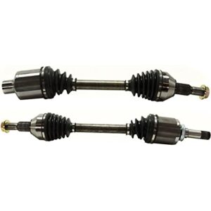 south mud bay cv axle fits front driver and passenger side pair 16484108