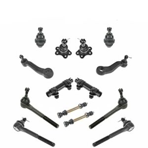 south mud bay fits tie rods ball joints 14pc steering/suspension kit