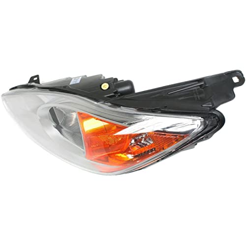 South Mud Bay Headlight Compatible with Energi SEL Hatchback Hybrid SE Left Clear Lens With Bulb 14496312