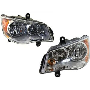 south mud bay halogen headlight chrome int. left and right 11 20 fits 12260089