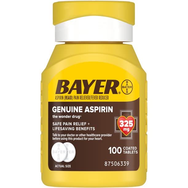 Bayer 325mg Tabs Size 100ct Bayer 325mg Tabs 100ct Ea