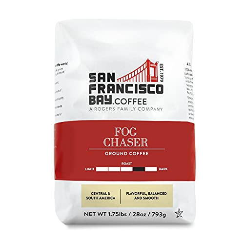 San Francisco Bay Ground Coffee - Fog Chaser (28oz Bag), Medium Dark Roast