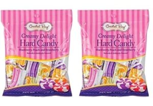 coastal bay creamy delight hard candy 6 oz bag (2 bags 12 oz total)