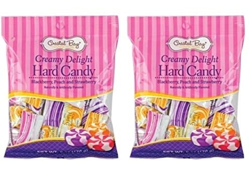 Coastal Bay Creamy Delight Hard Candy 6 oz bag (2 bags 12 oz total)