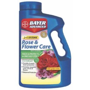 bayer 502610b 2-in-1 systemic rose & flower care granules – 5 lb.
