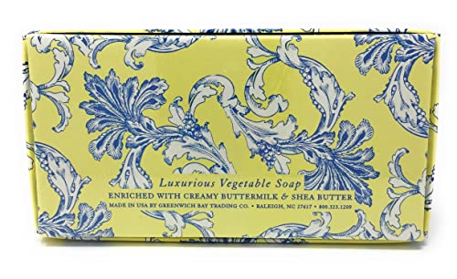 Greenwich Bay Trading Co. Luxurious Vegetable Soap, 12.9 Ounce, Fresh Milk, 3 Pack