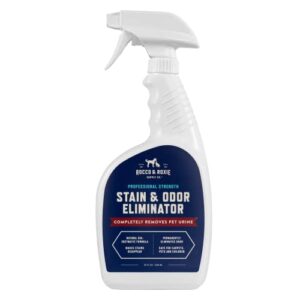 rocco & roxie stain & odor eliminator for strong odor – enzyme pet odor eliminator for home – carpet stain remover for cats and dog pee – enzymatic cat urine destroyer – carpet cleaner spray
