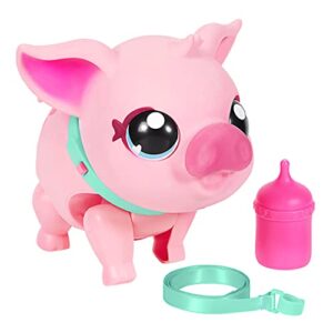little live pets – my pet pig: piggly | soft and jiggly interactive toy pig that walks, dances and nuzzles. 20+ sounds & reactions. batteries included. for kids ages 4+