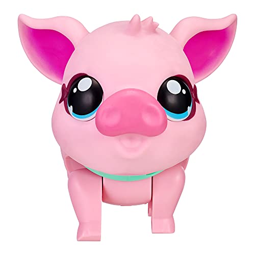 Little Live Pets - My Pet Pig: Piggly | Soft and Jiggly Interactive Toy Pig That Walks, Dances and Nuzzles. 20+ Sounds & Reactions. Batteries Included. for Kids Ages 4+