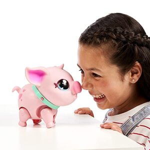 Little Live Pets - My Pet Pig: Piggly | Soft and Jiggly Interactive Toy Pig That Walks, Dances and Nuzzles. 20+ Sounds & Reactions. Batteries Included. for Kids Ages 4+