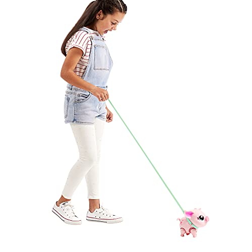 Little Live Pets - My Pet Pig: Piggly | Soft and Jiggly Interactive Toy Pig That Walks, Dances and Nuzzles. 20+ Sounds & Reactions. Batteries Included. for Kids Ages 4+