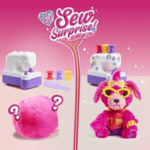 Little Live Pets | Scruff-a-Luvs Sew Surprise: Pink. Rescue, Reveal & Groom A Mystery Puppy Or Kitten. Reveal Outfits to Dress Your Pet with The Magic Sewing Machine