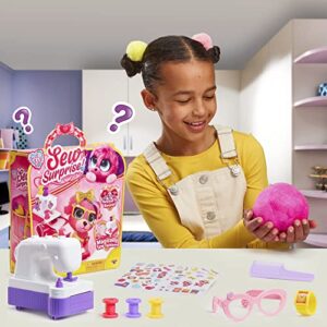 Little Live Pets | Scruff-a-Luvs Sew Surprise: Pink. Rescue, Reveal & Groom A Mystery Puppy Or Kitten. Reveal Outfits to Dress Your Pet with The Magic Sewing Machine