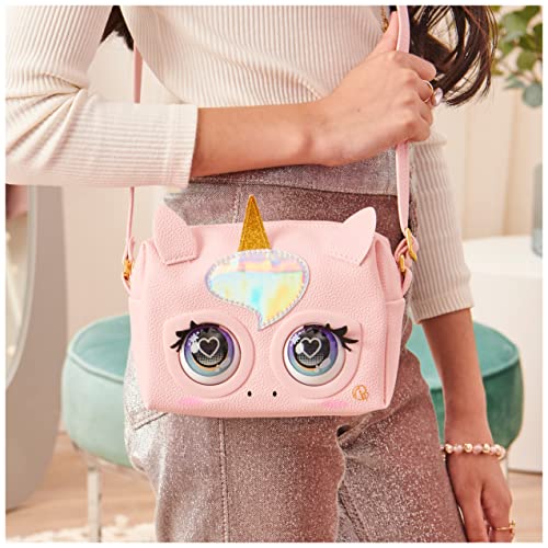 Purse Pets, Glamicorn Unicorn Interactive with Over 25 Sounds and Reactions, Easter Basket Gifts, Kids Toys for Girls Ages 5 and up