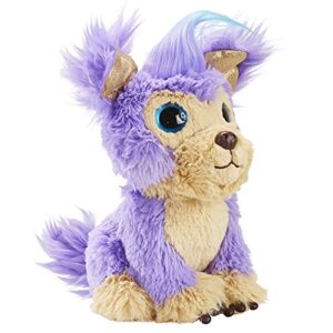 Little Live Pets | Scruff-a-Luvs Cutie Cuts! Shave, Reveal and Style, Plush Rescue Pet - Purple Puppy