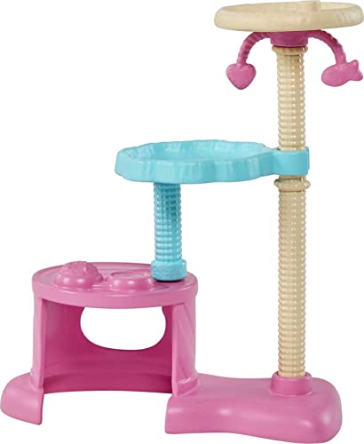 Barbie Kitty Condo Doll and Pets Playset with Barbie Doll (Brunette), 1 Cat, 4 Kittens, Tree & Accessories, Toy for 3 Year Olds & Up