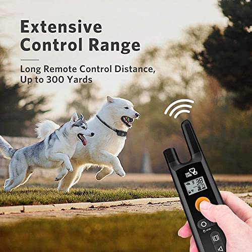 DOG CARE Dog Training Collar for Large Medium Dogs - Dog Shock Collar with Remote, Dog Training Collar with Beep, Vibration, Static Modes, Keypad Lock, 0-99 Adjustable Shock Levels, Long Remote Range