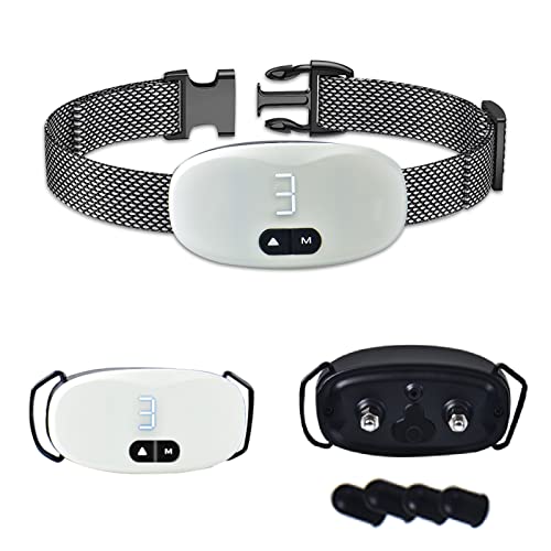 Idoidoye Bark Collar - Shock Collar for Large/Medium/Small Dog,Rechargable Anti Barking Device with 7 Sensitivity Levels & 8 Shock and Vibration Levels,Dog Training Collar,Dog Barking Control Devices