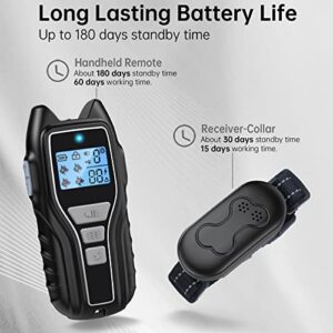 Gocooi Dog Training Collar with Remote 1600FT - Training Effect is Obvious, Waterproof Rechargeable Electric Dog Shock Collar for Small Medium Large Dogs with Flashlight Beep Vibration Shock Modes