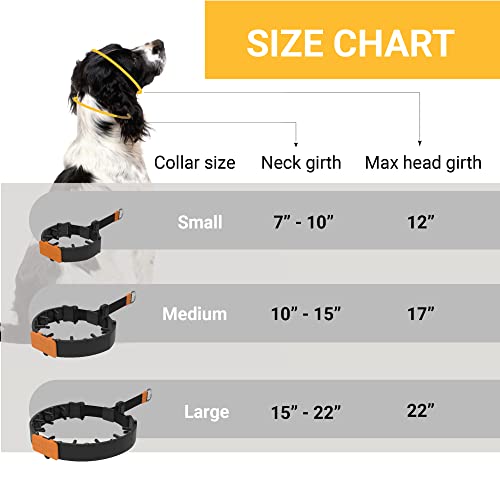 SVD.PET Dog Collar for No-Pull Training, Quick-Release Buckle Adjustable Collar for Small Medium Large Dogs (Medium Size)