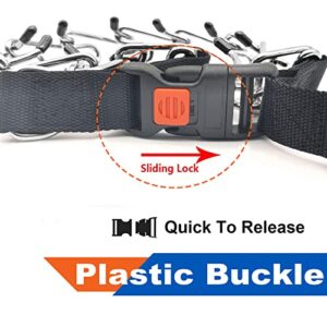 Supet Dog Training Collar for Small Medium Large Dogs with Quick Release Buckle , Adjustable No Pull Dog Collar with Nylon Cover