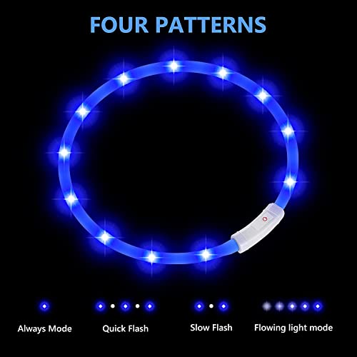 2023 The Newest Light Up Dog Collar, 1PC LED Dog Collar Lights for Night Time, Dog Lights for Night Walking