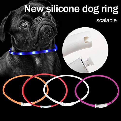 2023 The Newest Light Up Dog Collar, 1PC LED Dog Collar Lights for Night Time, Dog Lights for Night Walking