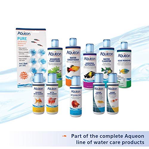 Aqueon Aquarium Fish Tank Water Conditioner Bottle, 16 ounces