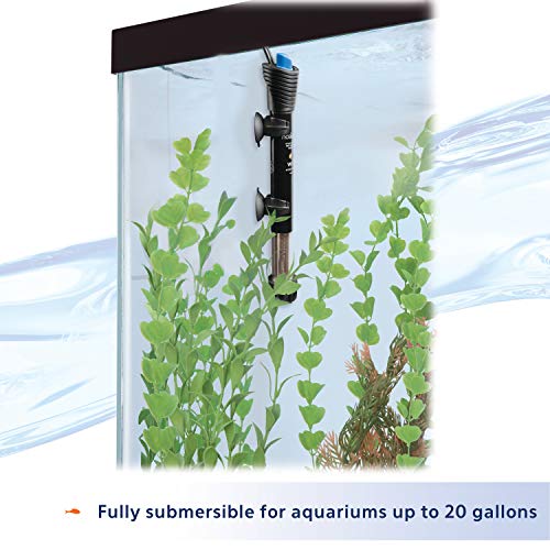 Aqueon Submersible Aquarium Heater, 100 Watts, Up to 40 Gallons