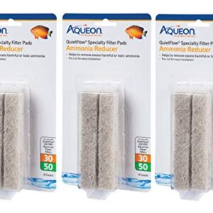 (3 Pack) Aqueon Ammonia Reducing Filter Pad