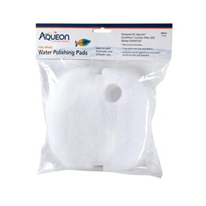 aqueon quietflow water polishing pads, small, pack of 2