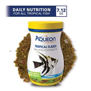 Aqueon Tropical Fish Food Flakes, 7.12 Ounces