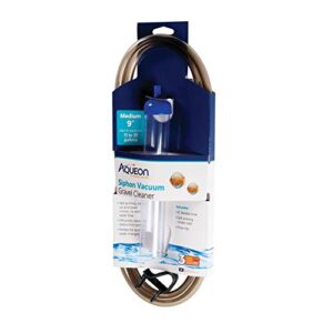 aqueon aquarium siphon vacuum gravel cleaner medium – 9 inches