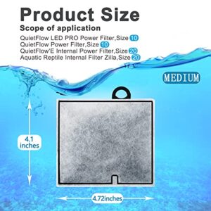 AMZBD Fish Tank Filter Cartridge for Aqueon Medium Filter Cartridges, Replacement Filter Cartridge for QuietFlow LED PRO Power Filter/QuietFlow Power Filter/QuietFlow E Internal Power Filter/Zilla