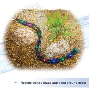 Aqueon Flexible LED Bubble Wand Multi Color 14 Inches