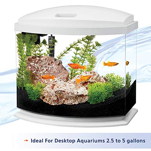 Aqueon Small Aquarium Fish Tank Submersible Mini Flat Heater Up to 5 Gallon Aquariums, 10 Watts