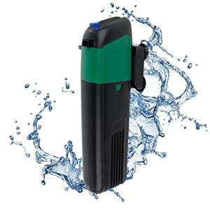 freesea aquarium power filter pump: 5 watt pump internal filter increase oxygen 4 in 1 pump | 132 gph for up to 150 gallon