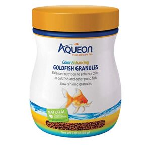 (3 pack) aqueon goldfish color enhancing granules, 3-ounce each