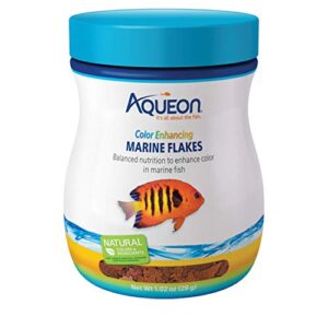 aqueon marine flake food color enhancing 1.02 ounces
