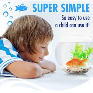 Bio Starter Aquarium Booster Fish Tank Water Cleaner Digester of Excess nutrients Makes Water Healthy Reduces The Amount of Nitrite and Ammonia Reduces The Need for Aquarium Cleaning, 10 caps.,1/4 oz