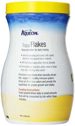 (Pack of 3) Aqueon Tropical Flakes, 7.12 Ounces each