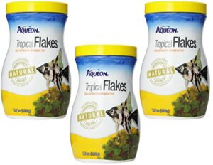 (pack of 3) aqueon tropical flakes, 7.12 ounces each
