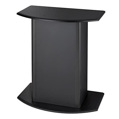 Aqueon Pedestal Bow Aquarium Stand, 26" W X 29" H, 29 LB, Black