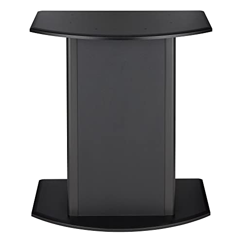 Aqueon Pedestal Bow Aquarium Stand, 26" W X 29" H, 29 LB, Black