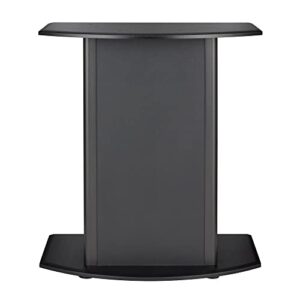 Aqueon Pedestal Bow Aquarium Stand, 26" W X 29" H, 29 LB, Black