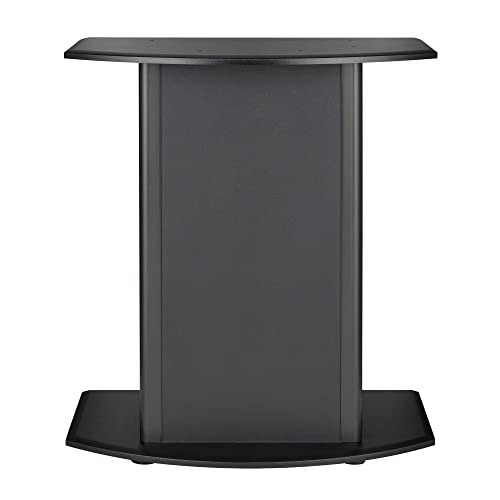 Aqueon Pedestal Bow Aquarium Stand, 26" W X 29" H, 29 LB, Black