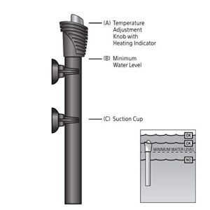 Aqueon Pro Adjustable Heater, 100W